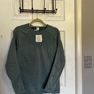 Fabletics Teal Long Sleeve Top